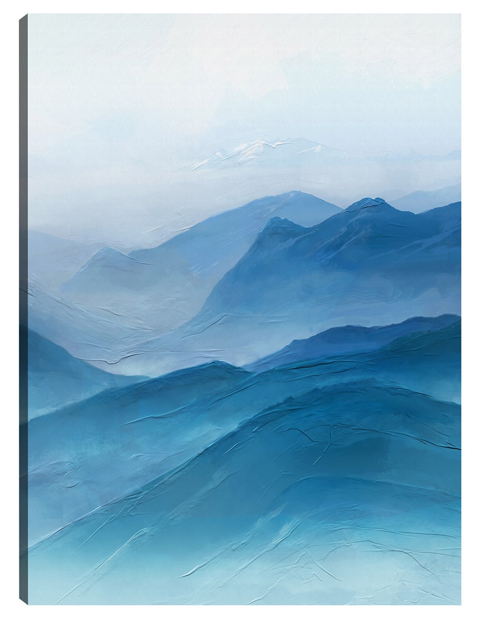 Cuadro decorativo Misty Blues técnica mixta Océanos Cuadro decorativo Misty Blues técnica mixta Océanos
