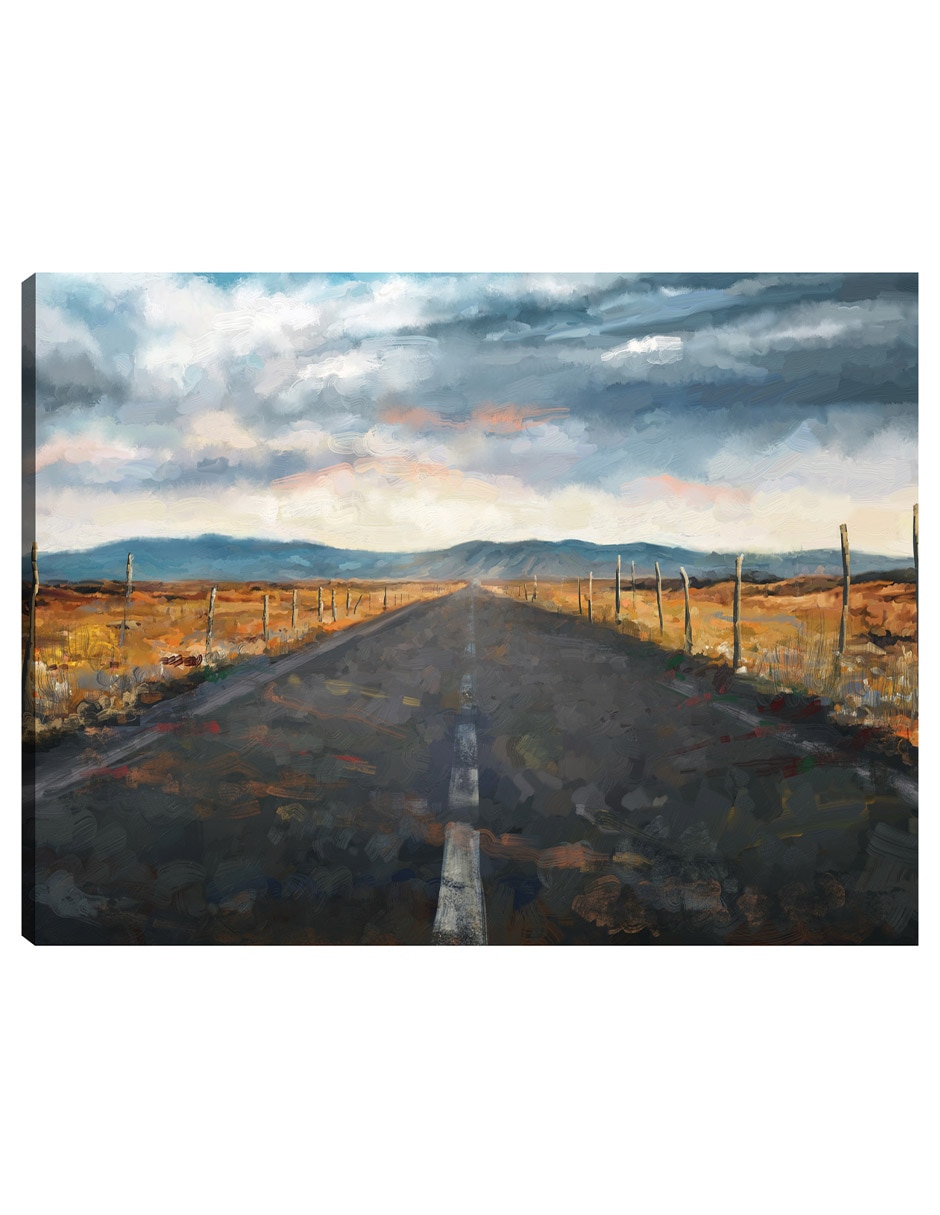Cuadro decorativo Viaje técnica mixta Caminos Cuadro decorativo Viaje técnica mixta Caminos