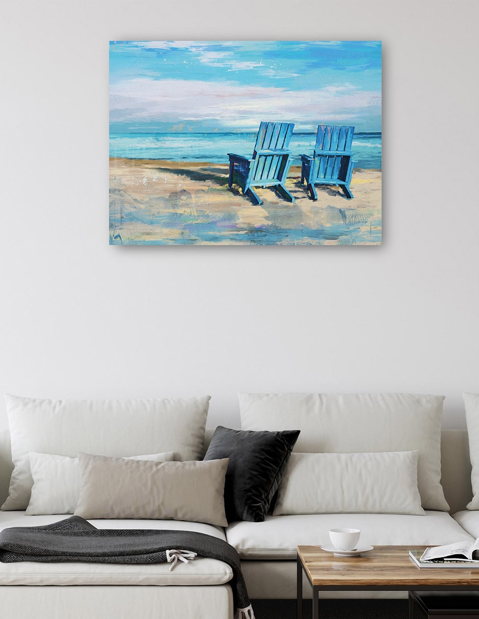 Cuadro decorativo Vista Frente Al Mar Vi técnica mixta Playas 5