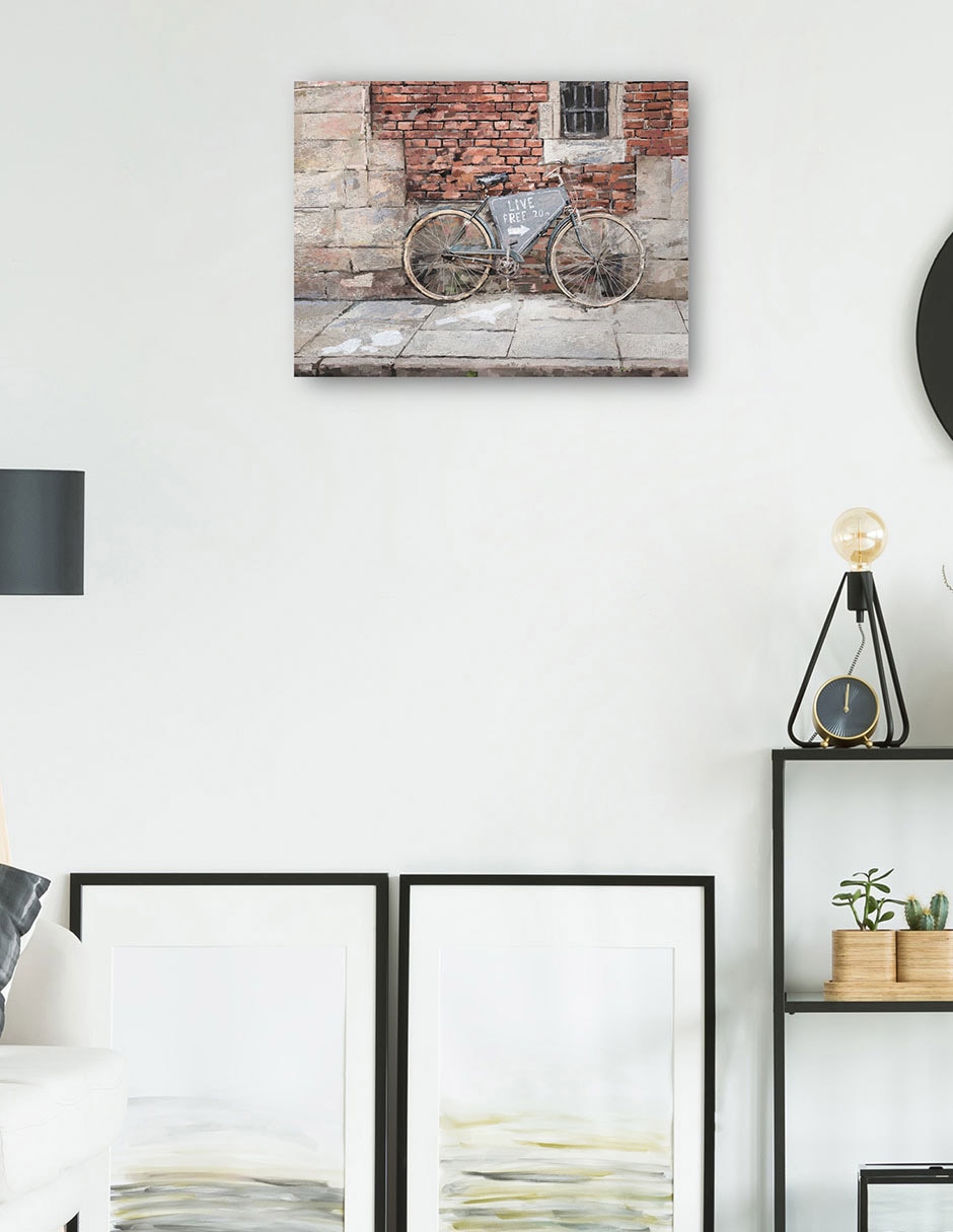 Cuadro decorativo Vive Libre técnica mixta Lugares 3