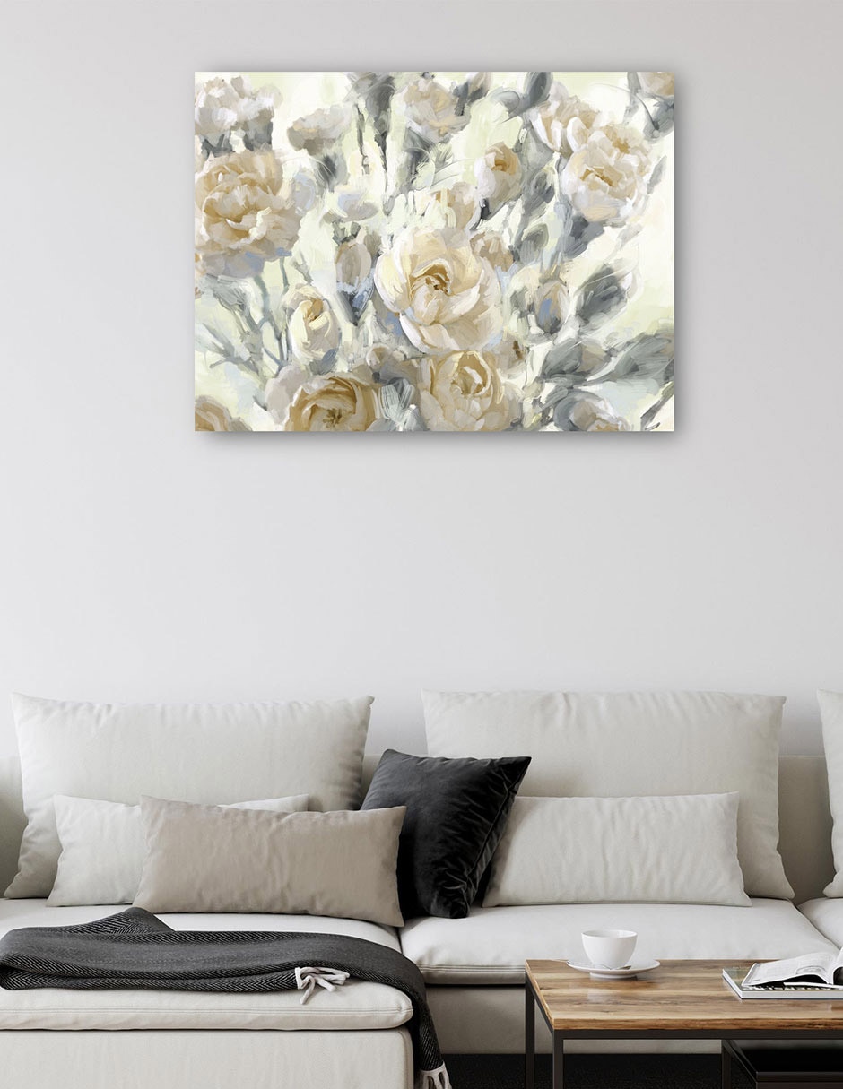 Cuadro decorativo Oros Del Jardín De Rosas técnica mixta 2