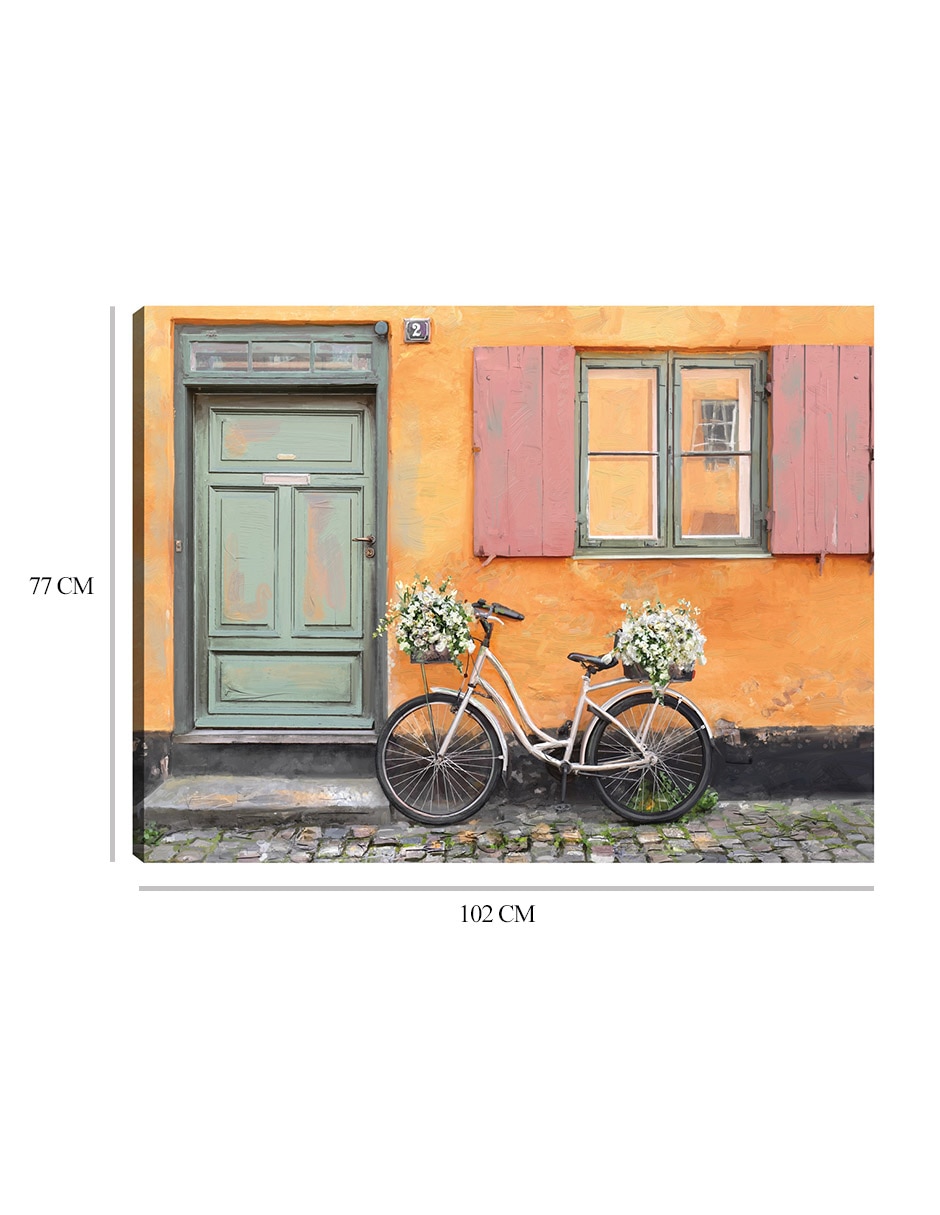Cuadro decorativo Painiers A Fleurs técnica mixta Lugares 9