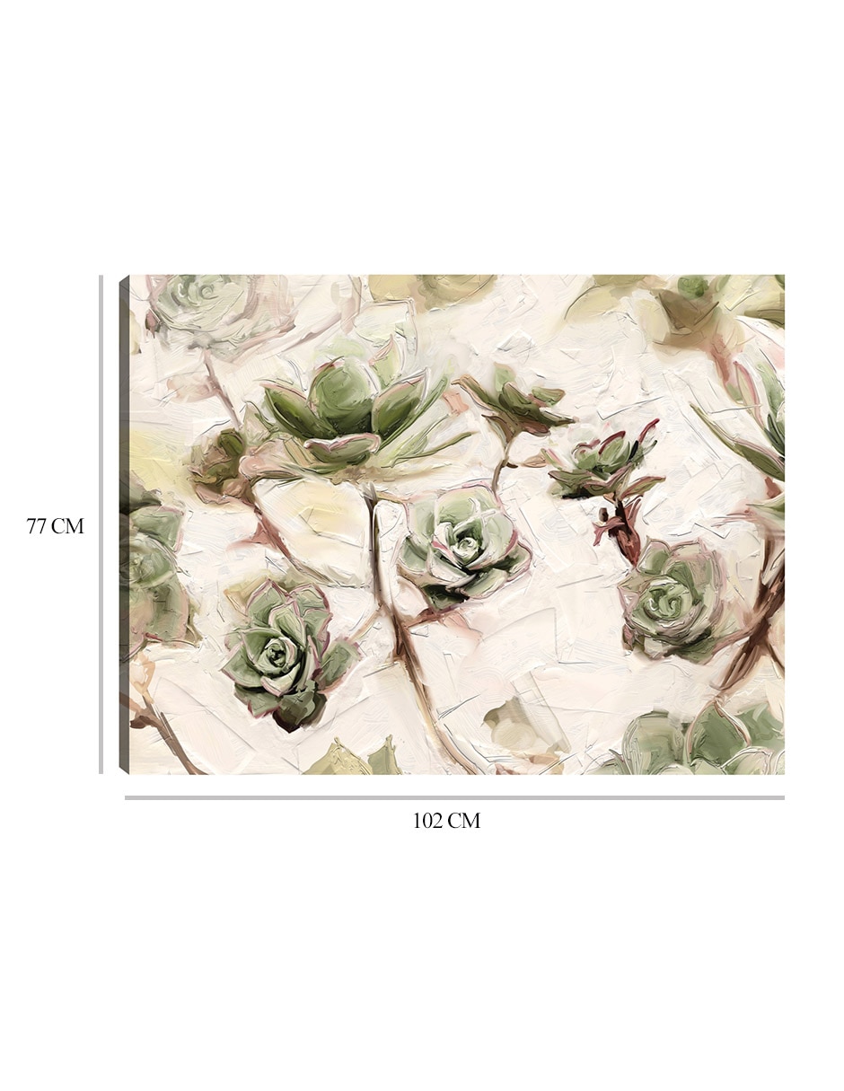 Cuadro decorativo Príncipe Verde técnica mixta 9