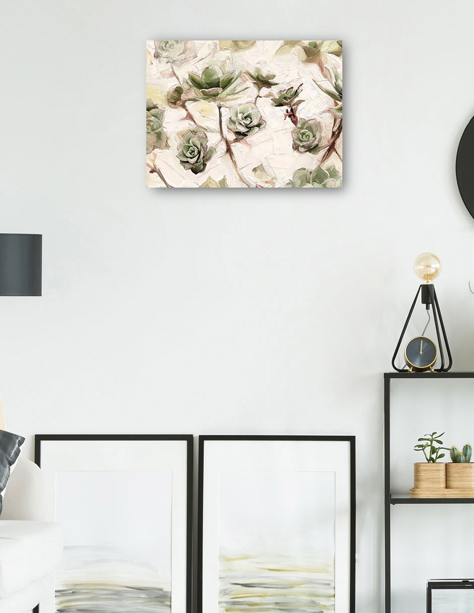 Cuadro decorativo Príncipe Verde técnica mixta 5