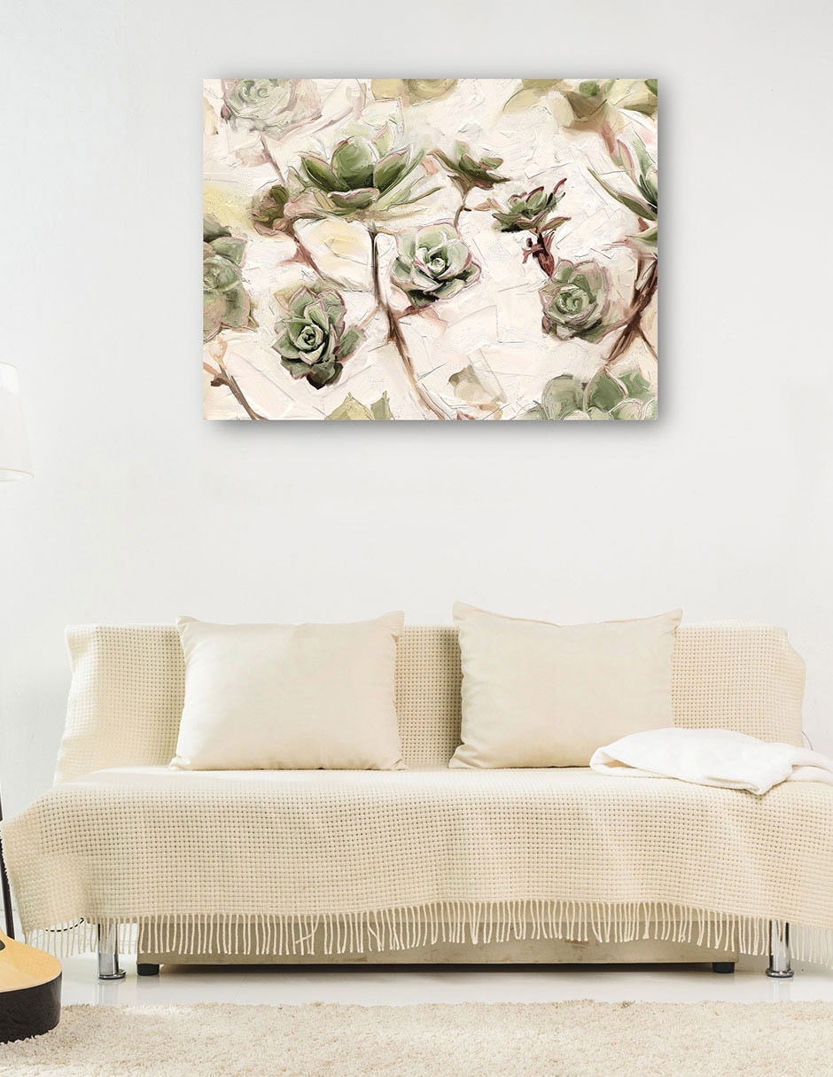 Cuadro decorativo Príncipe Verde técnica mixta 8