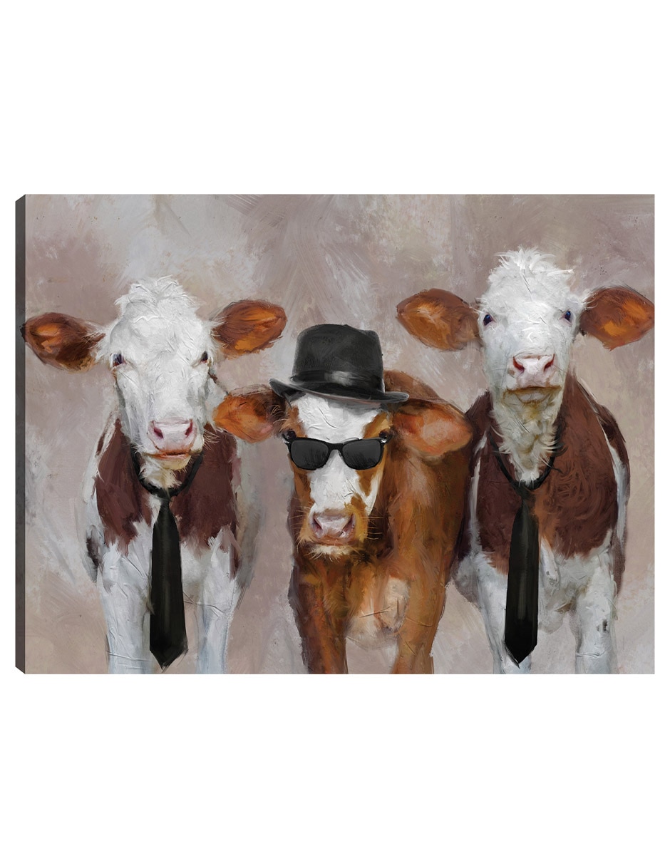 Cuadro decorativo Hermanos Moos técnica mixta Animales Domésticos Cuadro decorativo Hermanos Moos técnica mixta Animales Domésticos