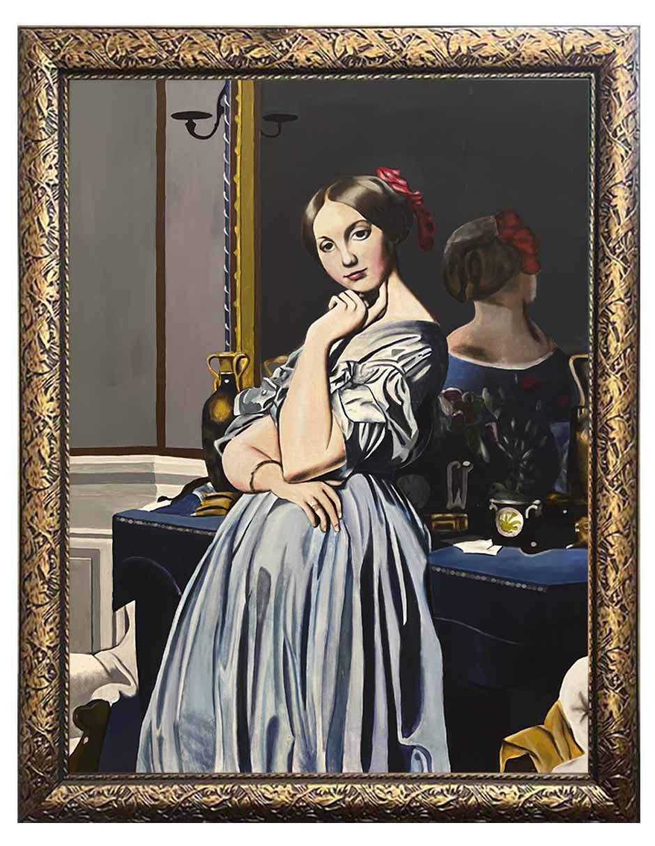 Pintura Condesa De Haussonville Moderna técnica óleo Surrealismo Pintura Condesa De Haussonville Moderna técnica óleo Surrealismo