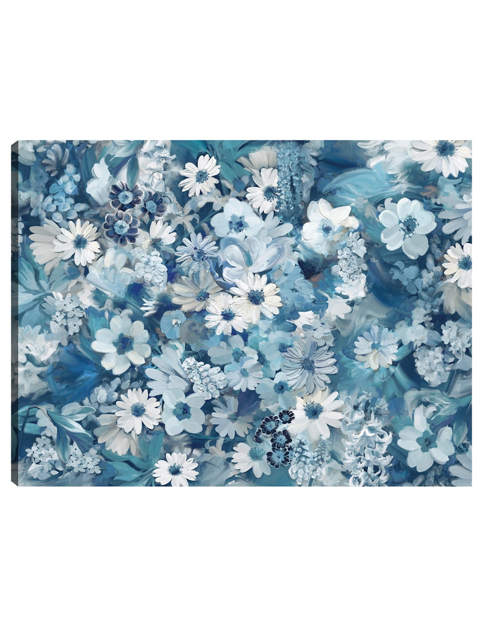 Cuadro decorativo Blues del Jardín técnica mixta 1