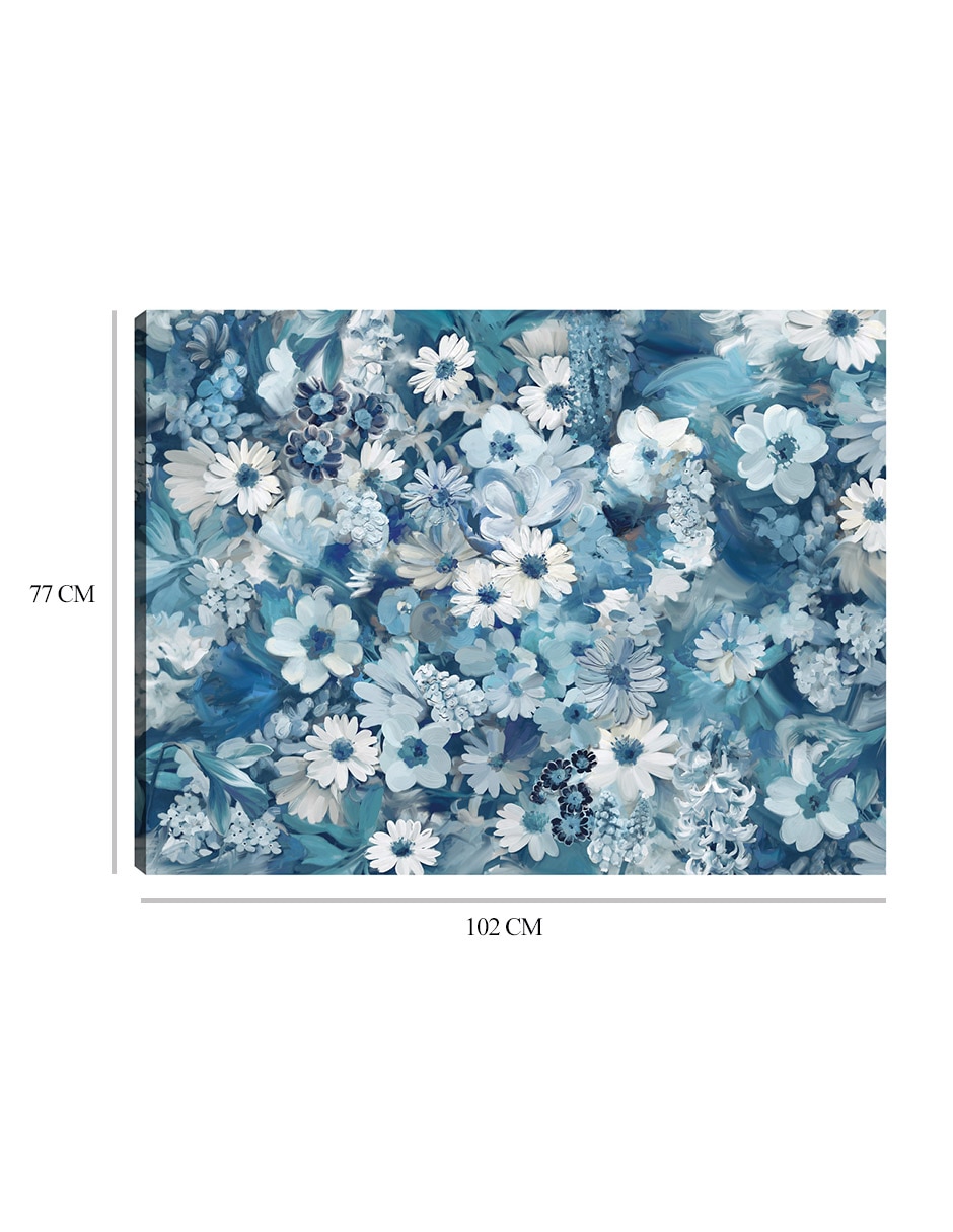 Cuadro decorativo Blues del Jardín técnica mixta 9