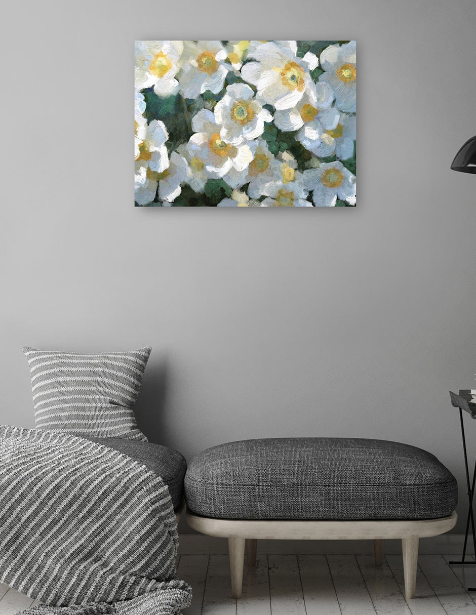 Cuadro decorativo Blancos de Verano técnica mixta 8