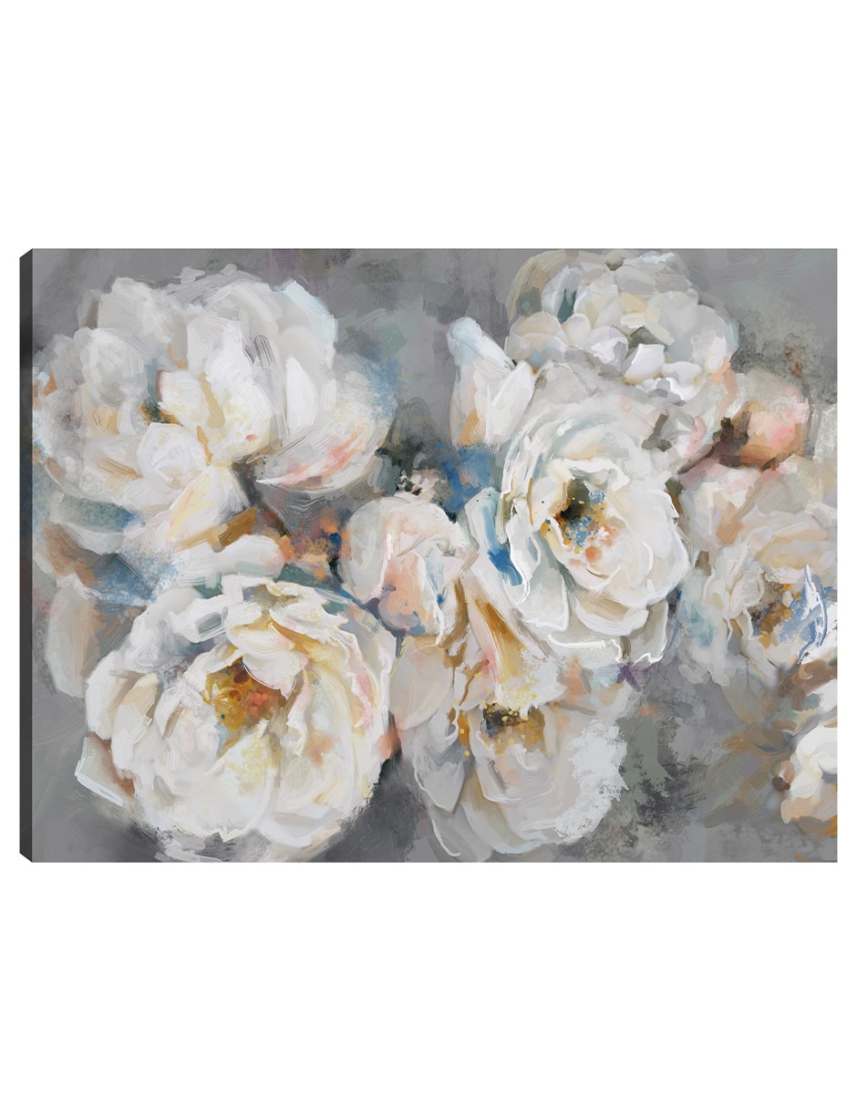 Cuadro decorativo Baile Pétalo técnica mixta Arreglo Floral