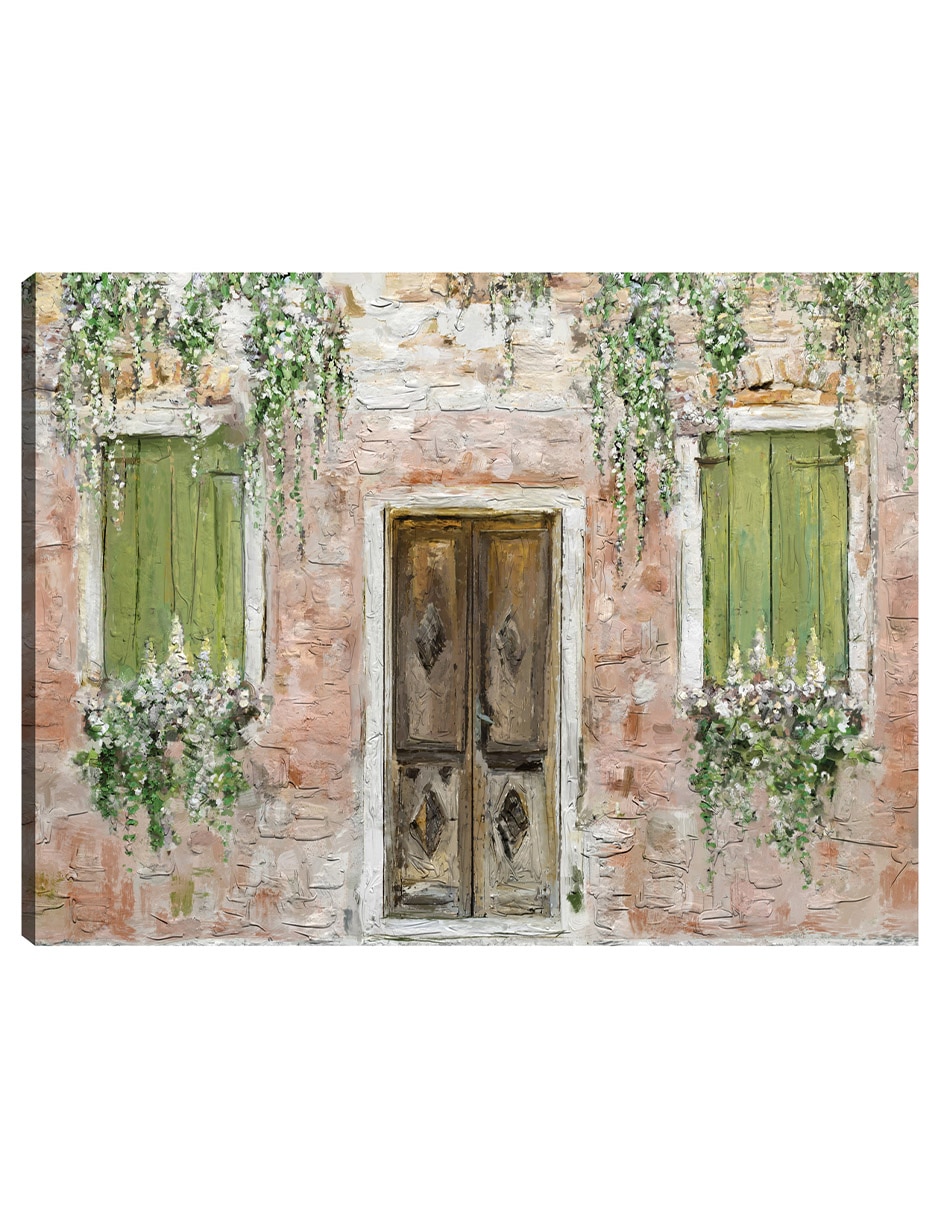Cuadro decorativo Bienvenue técnica mixta 1
