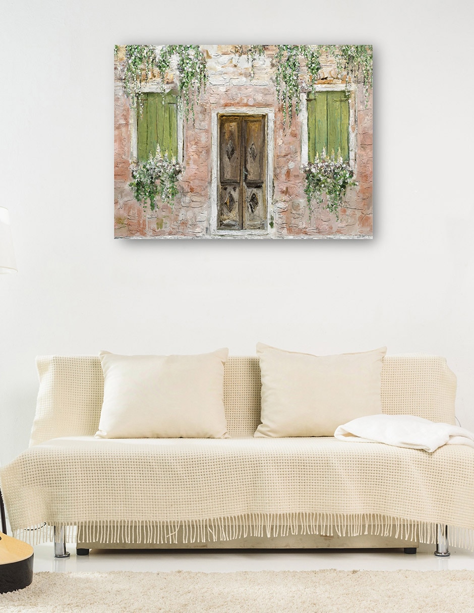 Cuadro decorativo Bienvenue técnica mixta 6