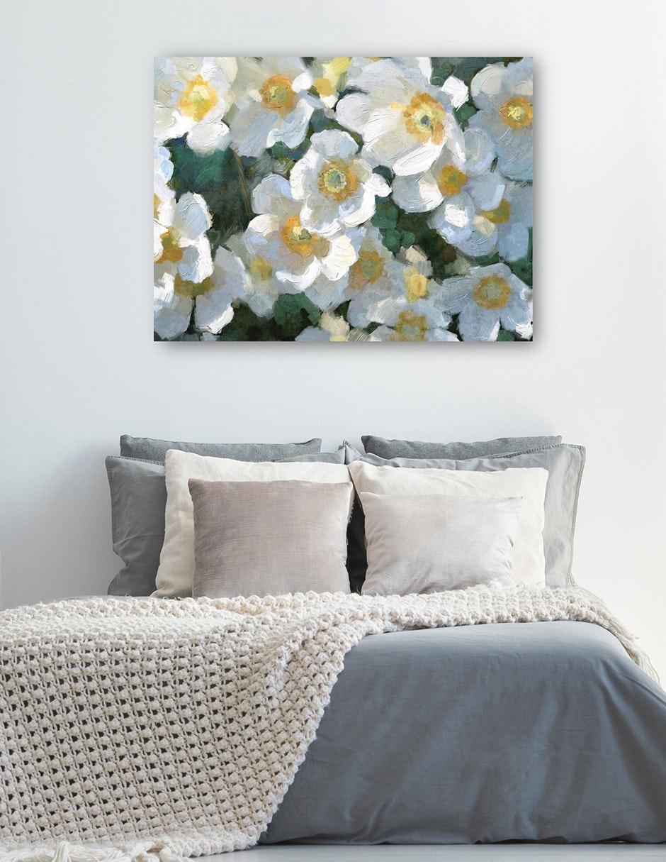 Cuadro decorativo Blancos de verano técnica mixta 2