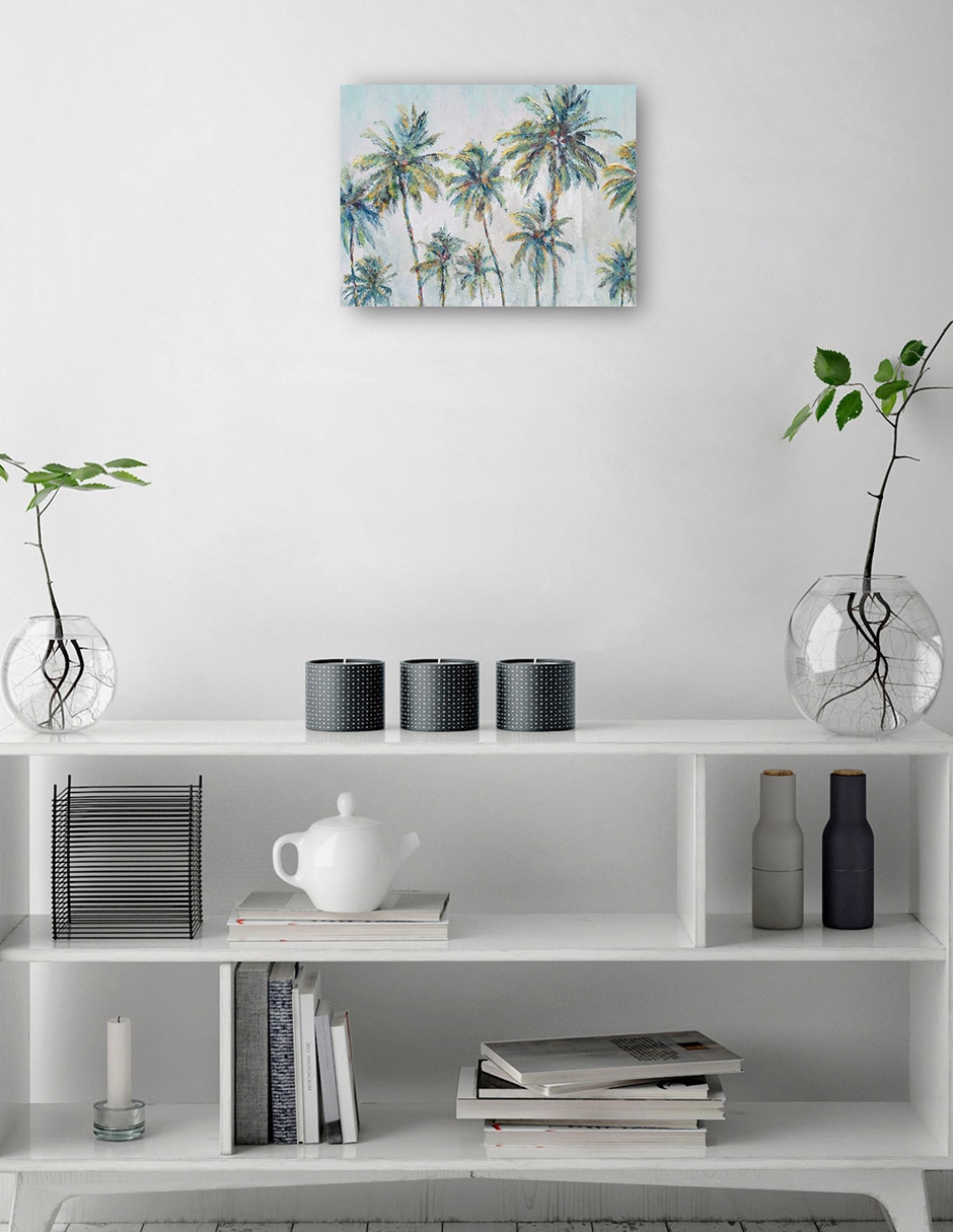 Cuadro decorativo técnica mixta Trópico 7