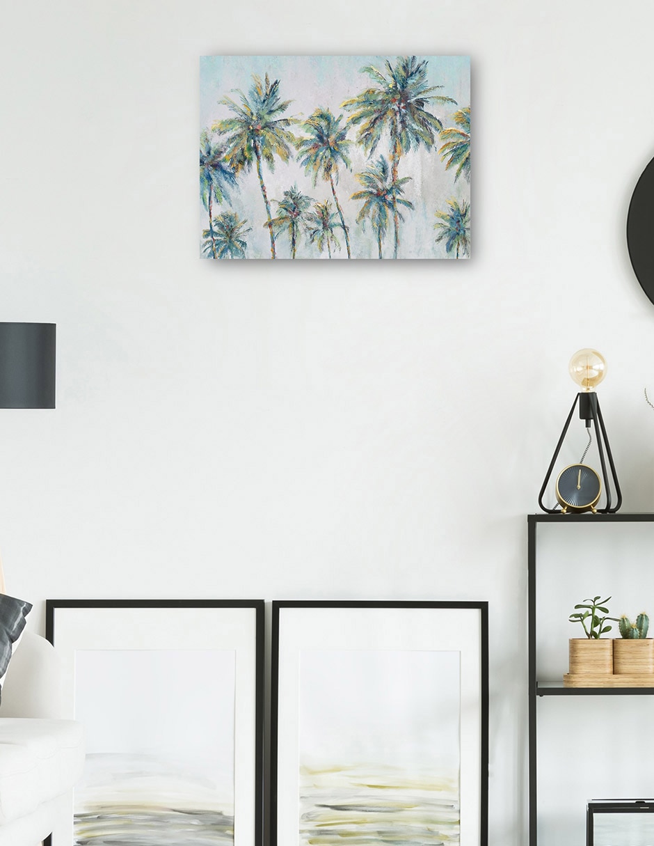 Cuadro decorativo técnica mixta Trópico 5