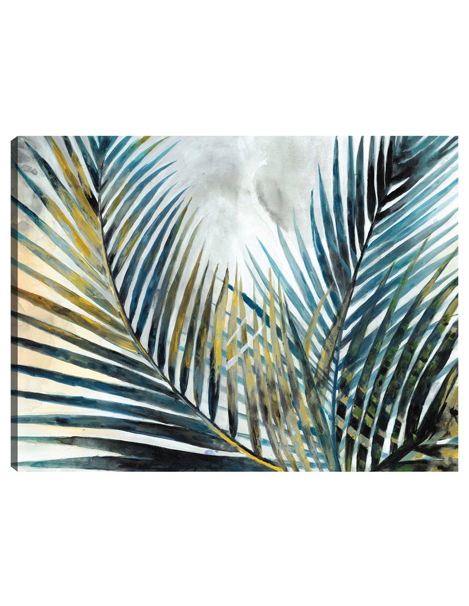 Cuadro decorativo Palma de colores II técnica mixta Floral Cuadro decorativo Palma de colores II técnica mixta Floral