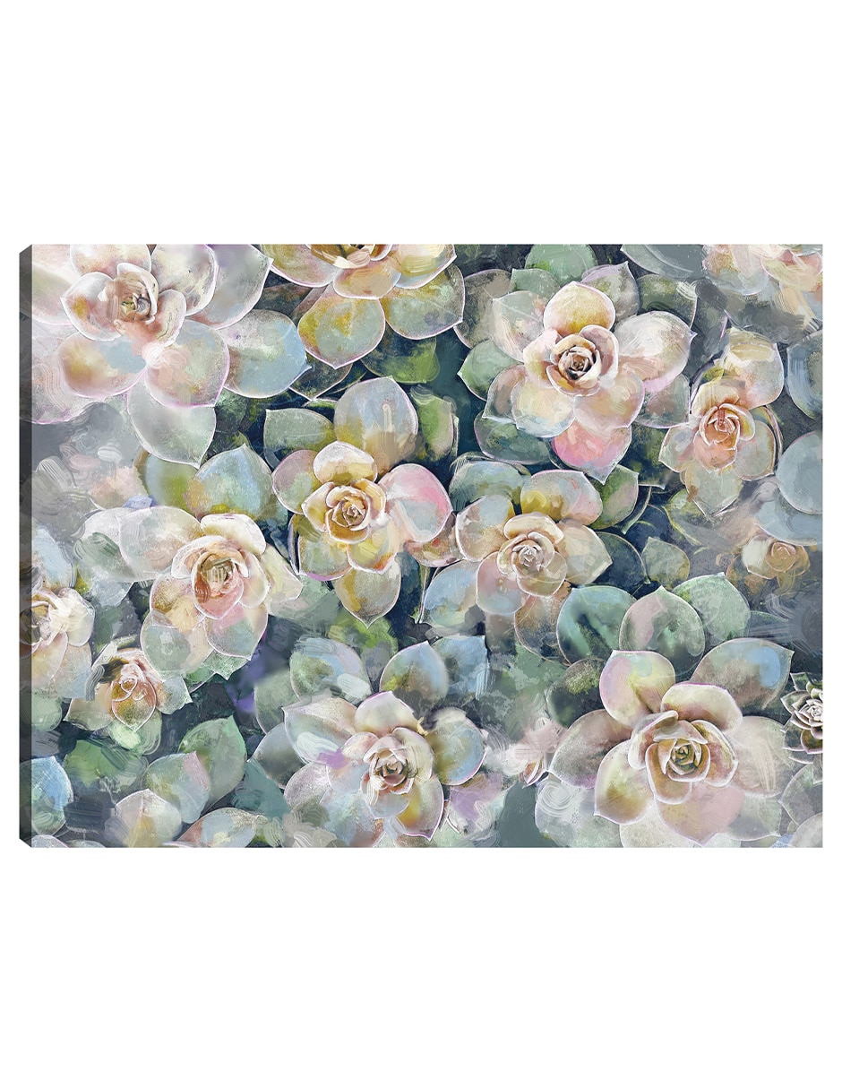 Cuadro decorativo Oasis técnica mixta Floración Cuadro decorativo Oasis técnica mixta Floración