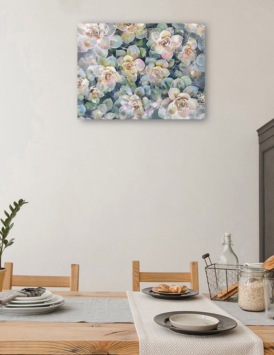 Cuadro decorativo Oasis técnica mixta Floración 4