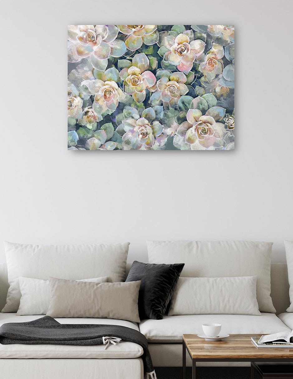 Cuadro decorativo Oasis técnica mixta Floración 2