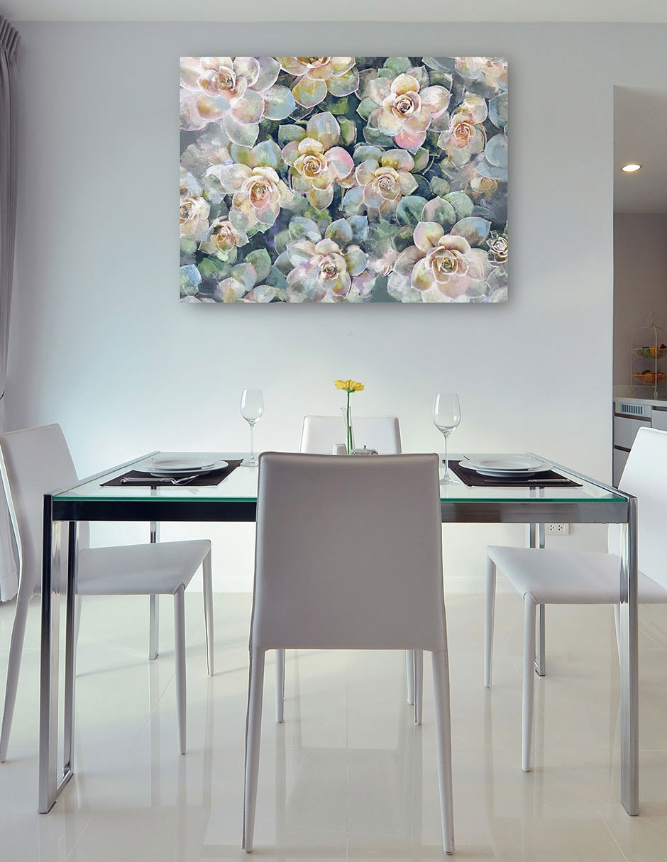 Cuadro decorativo Oasis técnica mixta Floración 8
