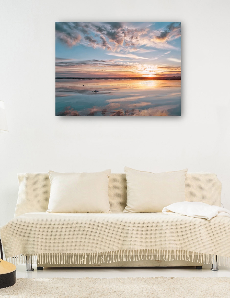 Cuadro decorativo Luz de la mañana técnica mixta Crepúsculo 8