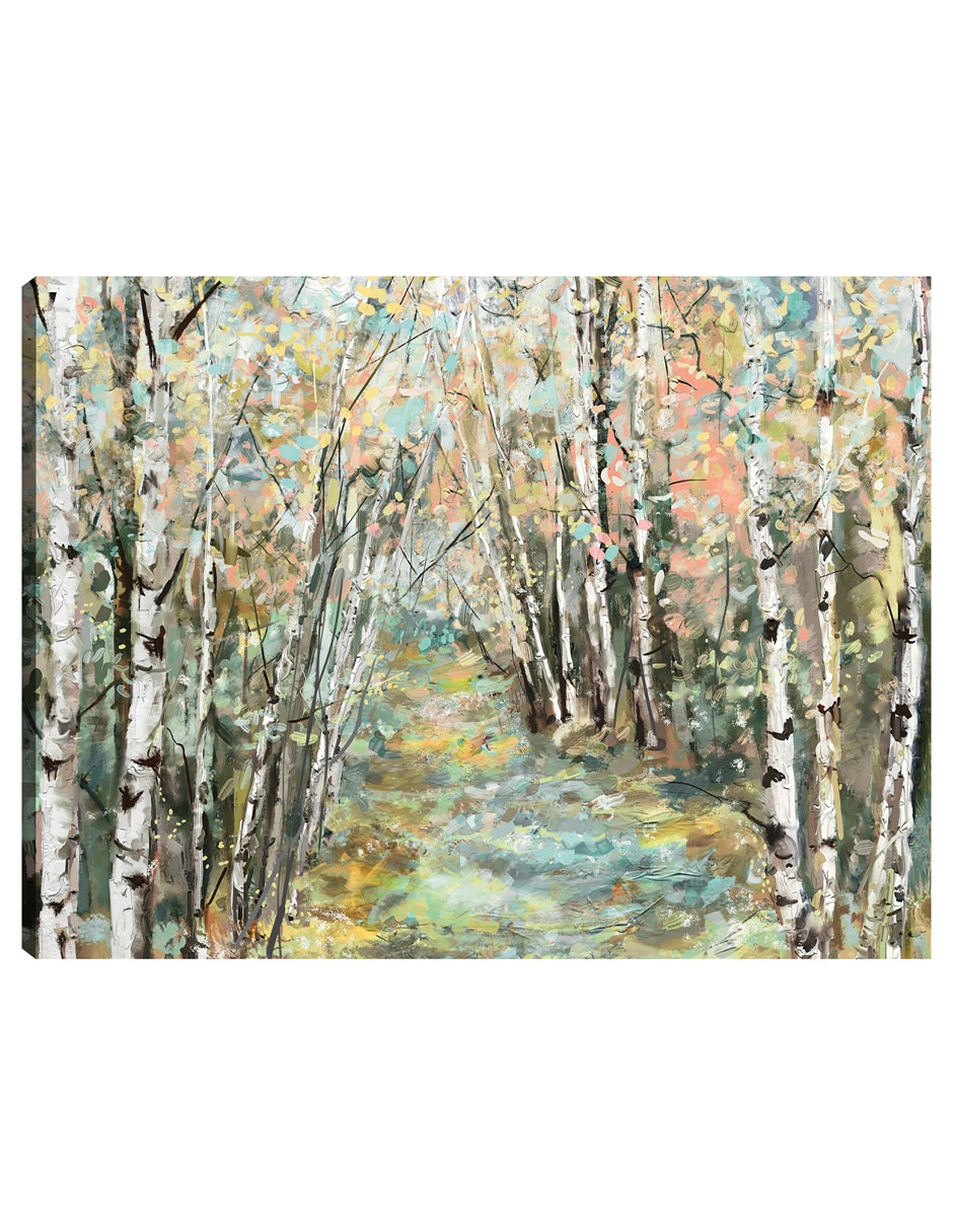 Cuadro decorativo Árboles de caleidoscopio V técnica mixta Bosques