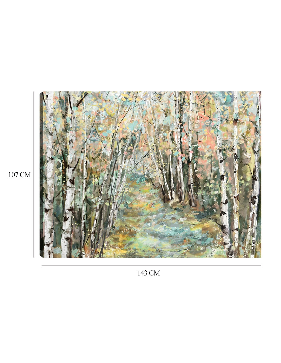 Cuadro decorativo Árboles de caleidoscopio V técnica mixta Bosques 9
