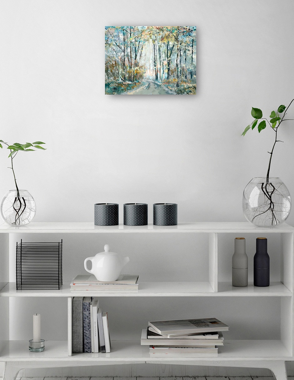 Cuadro decorativo Árboles de caleidoscopio VI técnica mixta Bosques 7