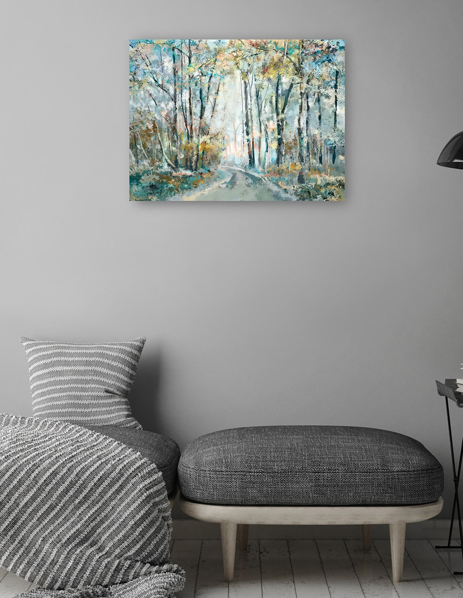Cuadro decorativo Árboles de caleidoscopio VI técnica mixta Bosques 4