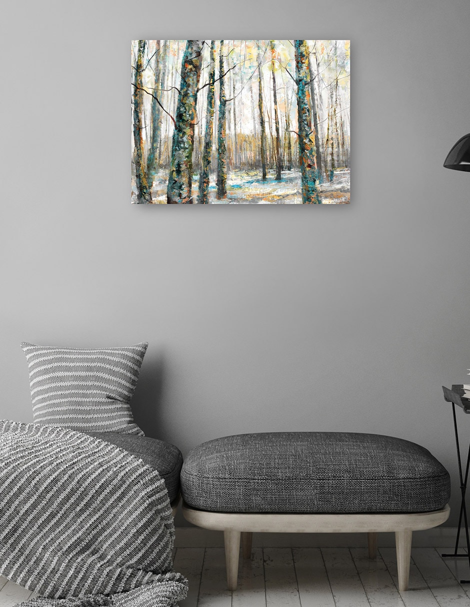 Cuadro decorativo Árboles de caleidoscopio VII técnica mixta Bosques 4