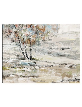 Cuadro decorativo Árbol del prado técnica mixta Bosques