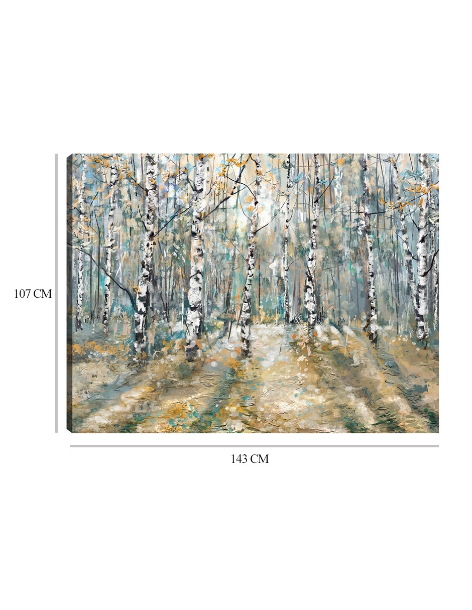 Cuadro decorativo Árboles de caleidoscopio II técnica mixta Bosques 9