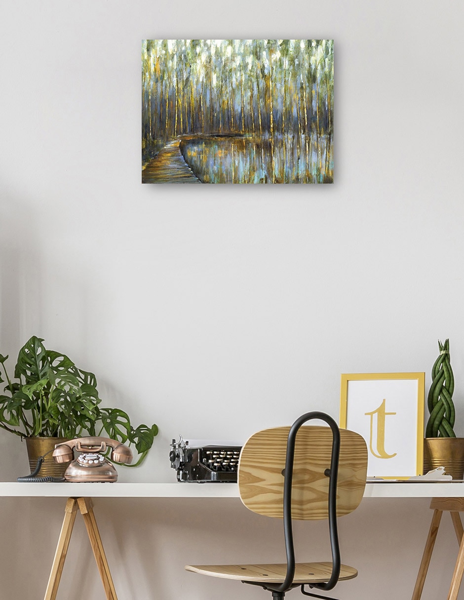 Cuadro decorativo Paseo marítimo técnica mixta Caminos 5