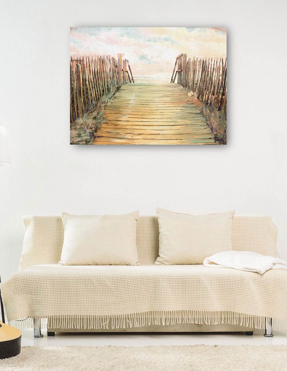 Cuadro decorativo Paso técnica mixta Muelles 8