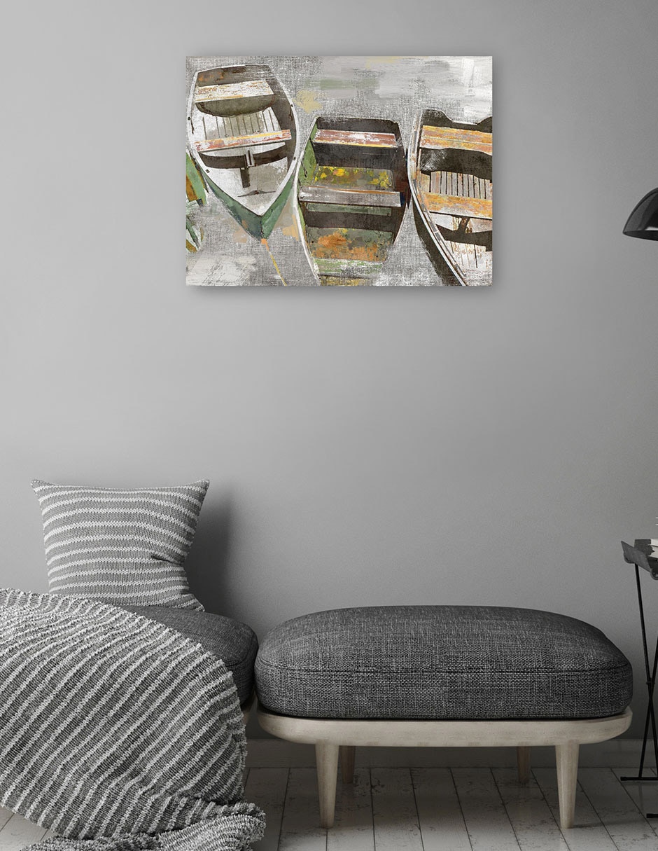 Cuadro decorativo Acoplado técnica mixta Navegación 6