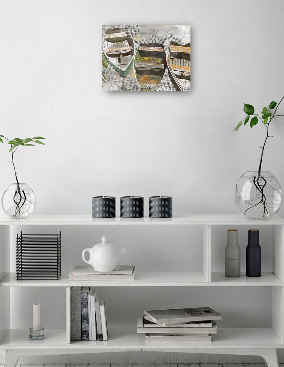 Cuadro decorativo Acoplado técnica mixta Navegación 10