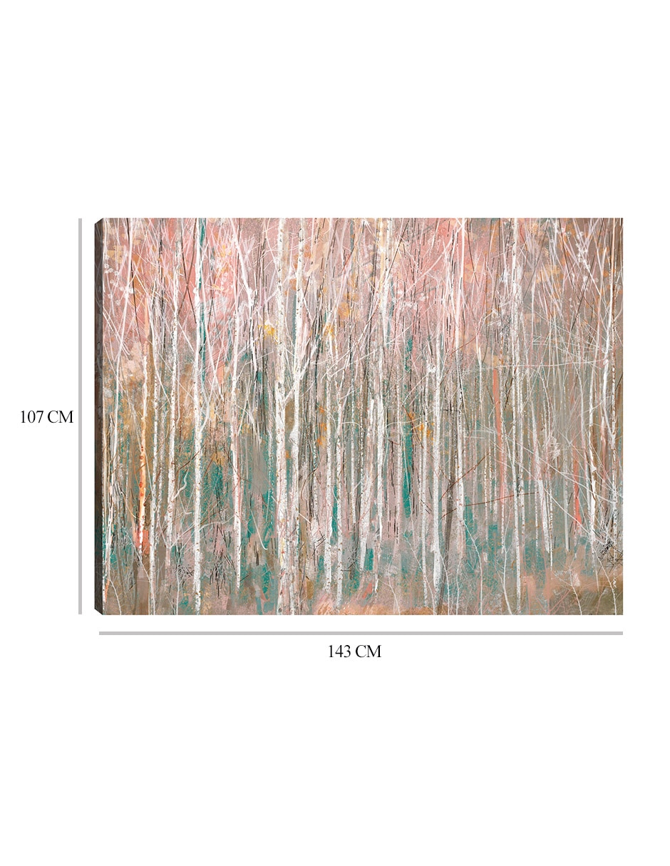 Cuadro decorativo Árboles de coral I técnica mixta Bosques 9