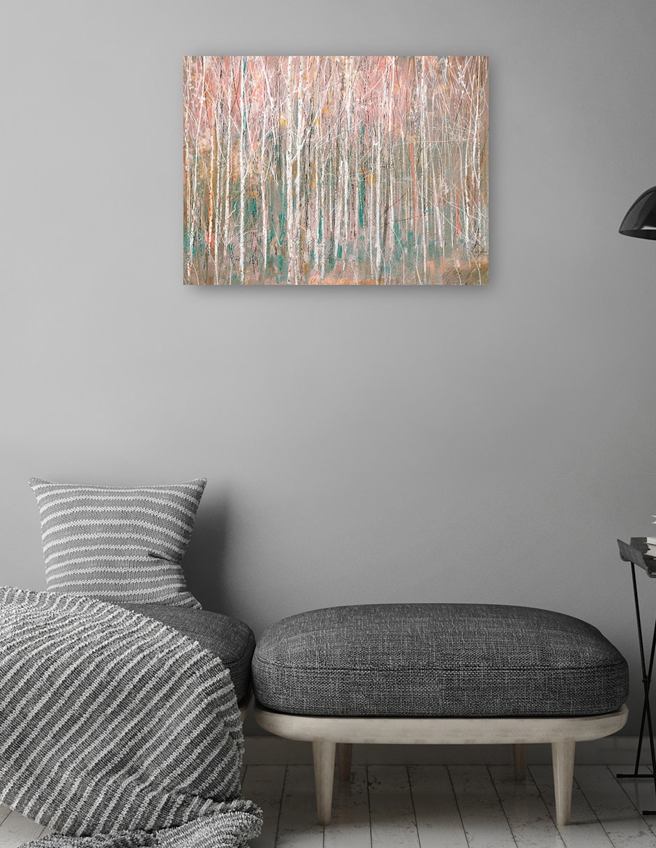 Cuadro decorativo Árboles de coral I técnica mixta Bosques 4