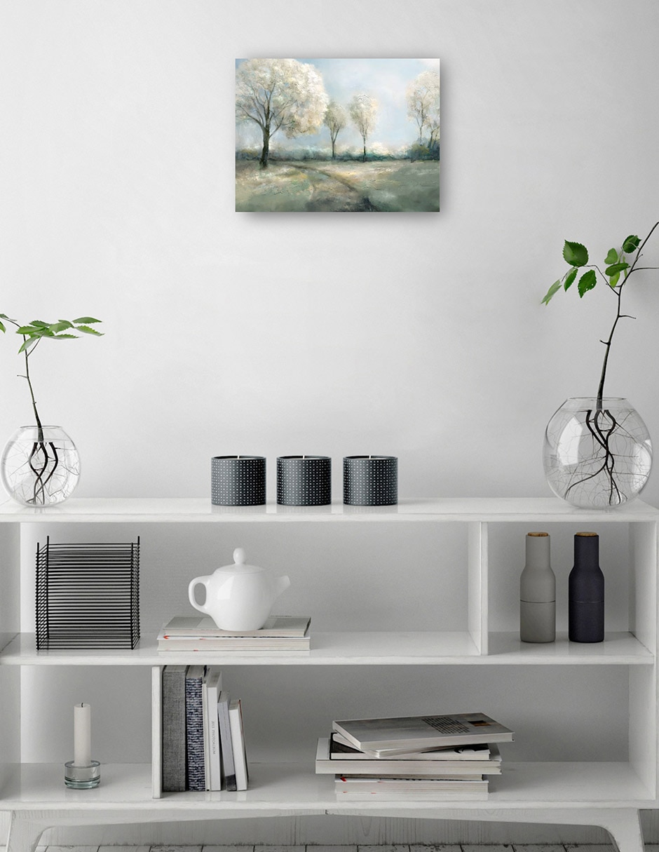 Cuadro decorativo Árboles de la tranquilidad técnica mixta Bosques 7