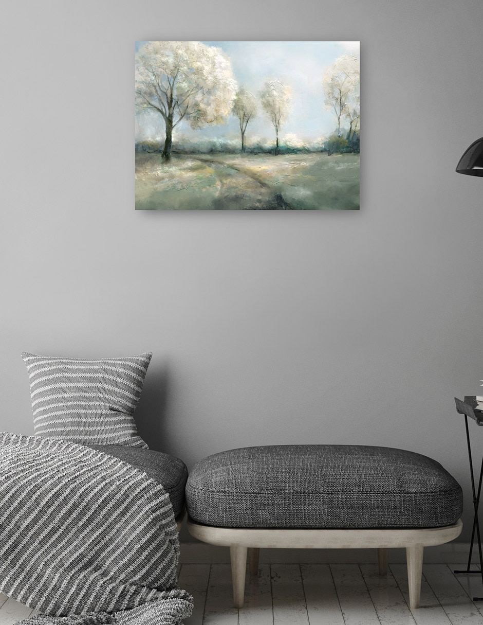 Cuadro decorativo Árboles de la tranquilidad técnica mixta Bosques 4