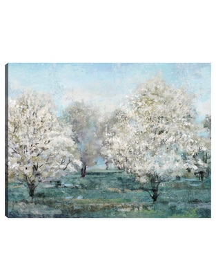Cuadro decorativo Árboles en flor técnica mixta Bosques