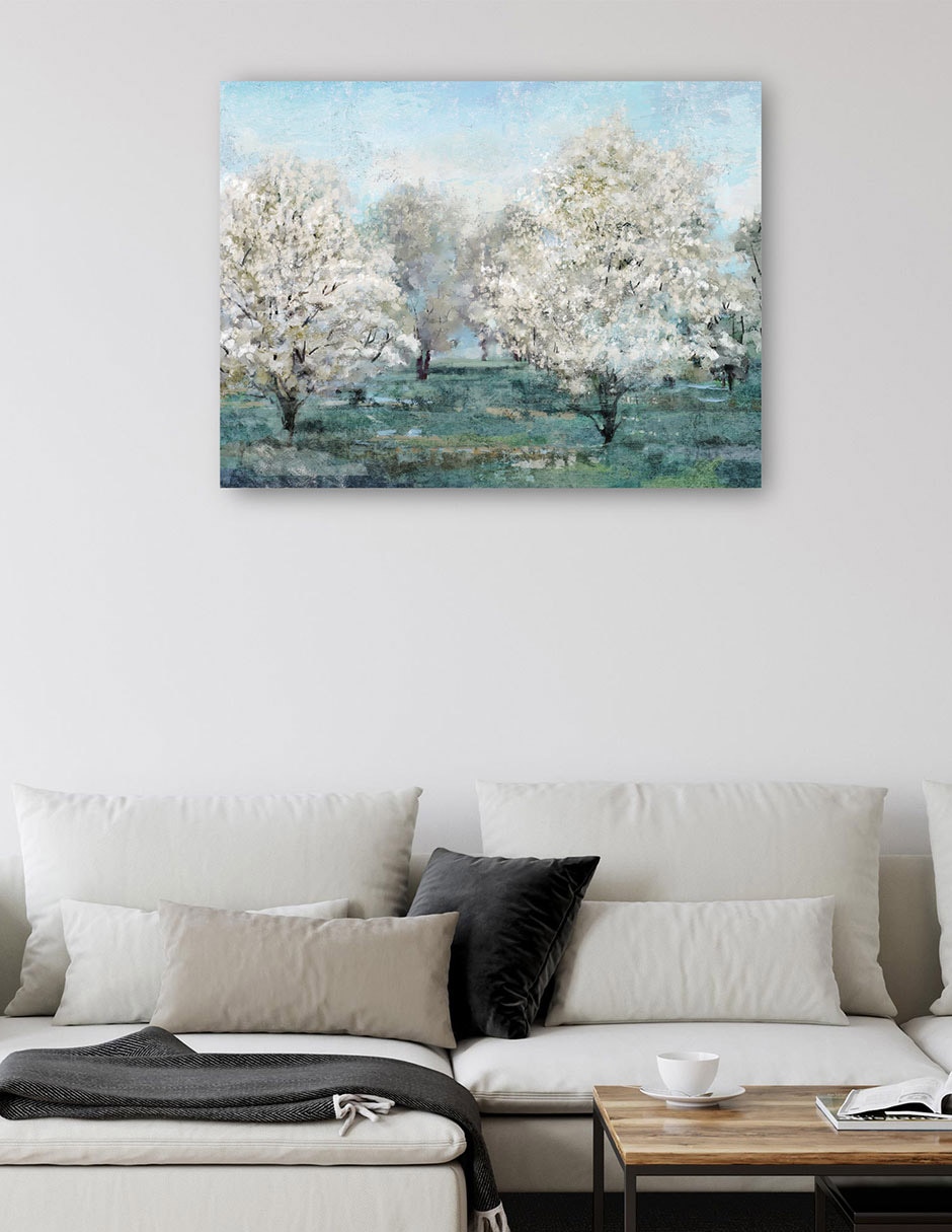 Cuadro decorativo Árboles en flor técnica mixta Bosques 2