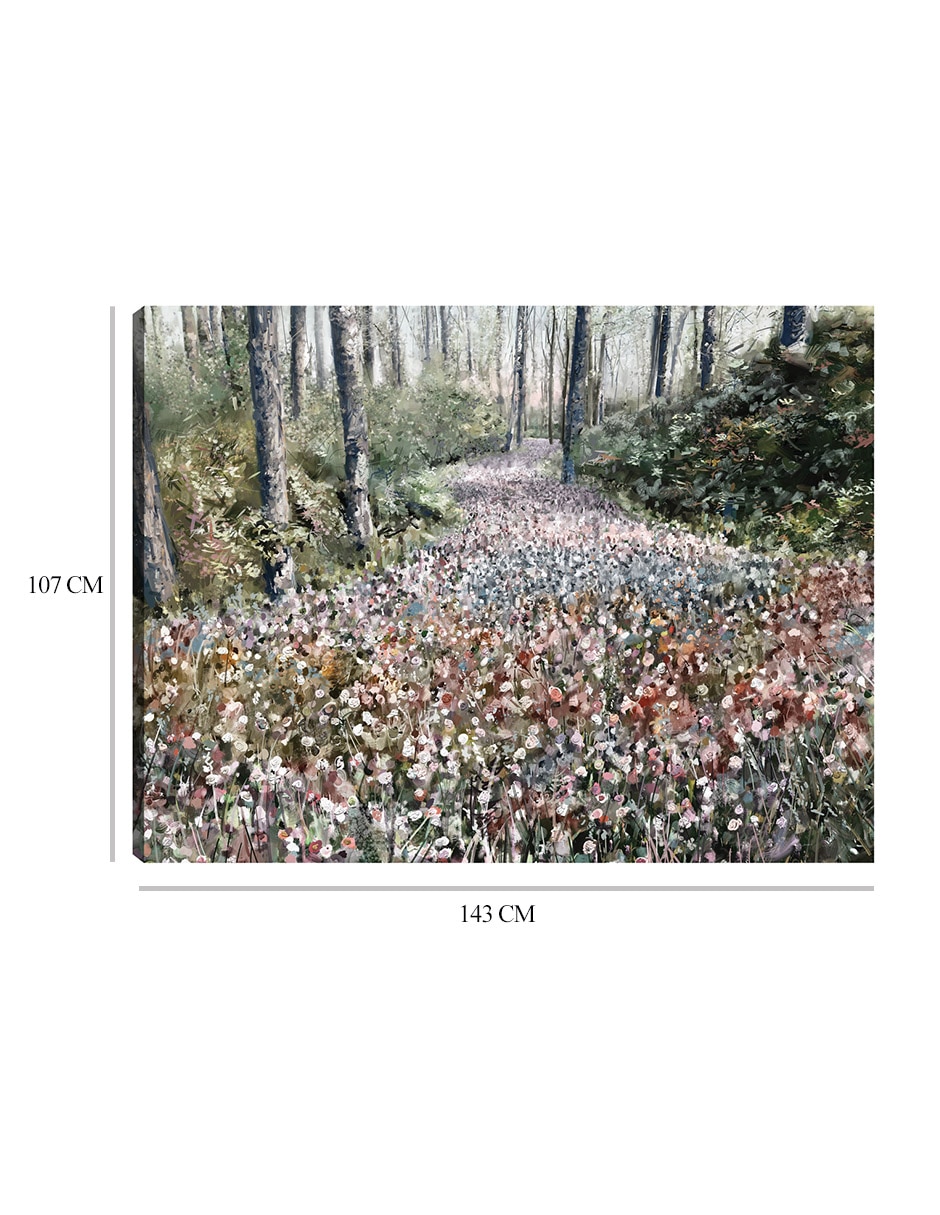 Cuadro decorativo Rapsodia técnica mixta Bosques 9