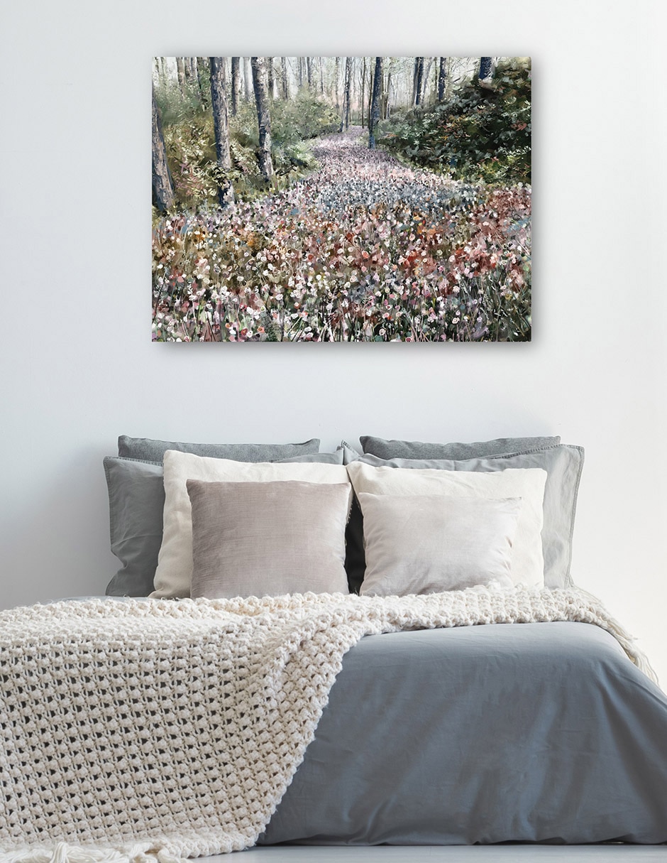 Cuadro decorativo Rapsodia técnica mixta Bosques 2