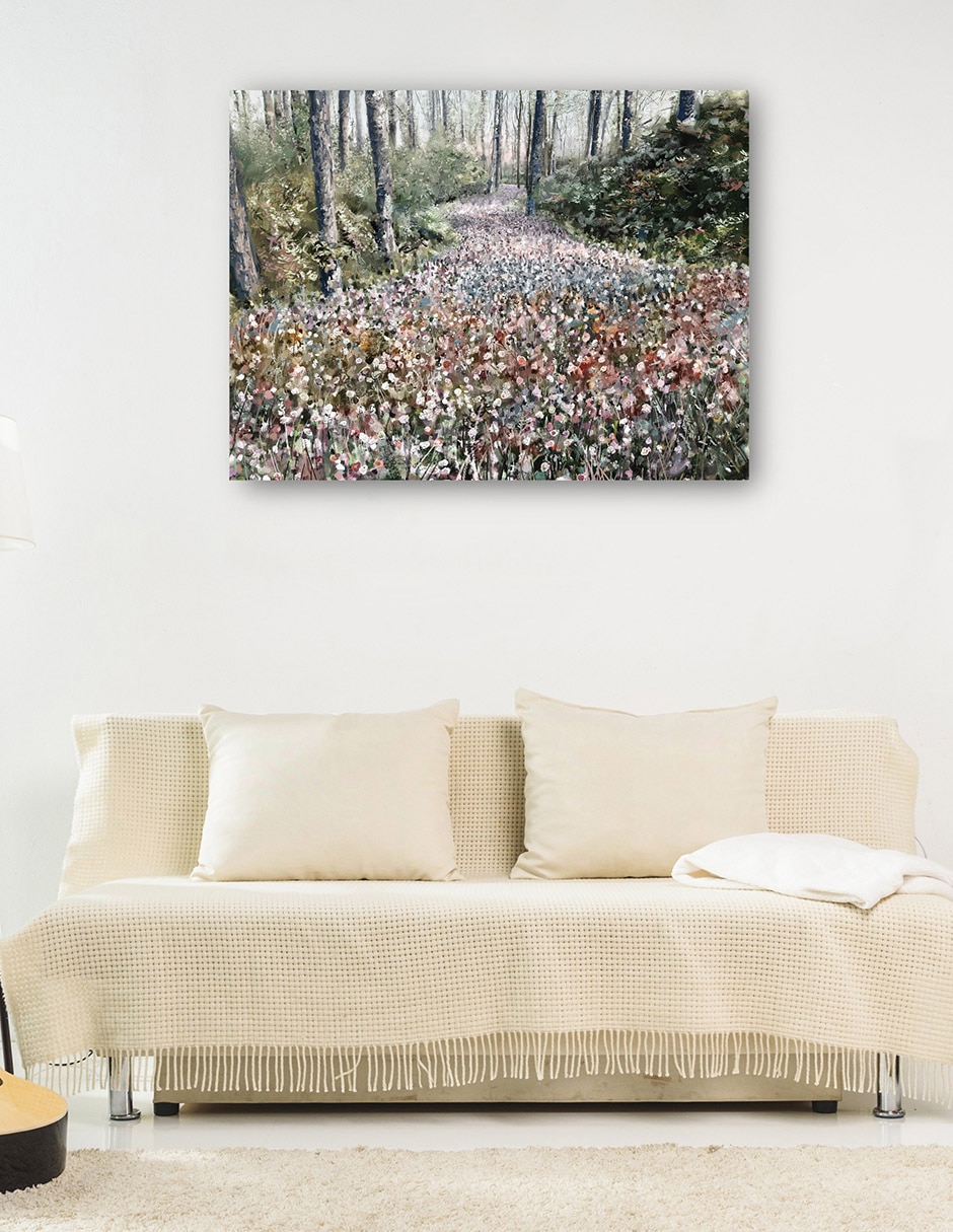 Cuadro decorativo Rapsodia técnica mixta Bosques 8