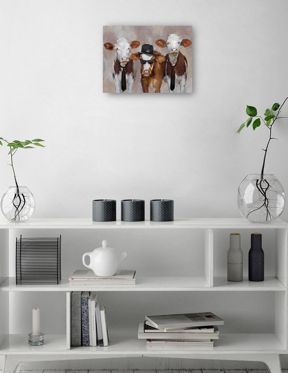 Cuadro decorativo Hermanos Moos técnica mixta Animales domésticos 7