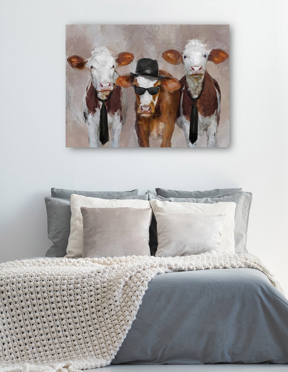 Cuadro decorativo Hermanos Moos técnica mixta Animales domésticos 2