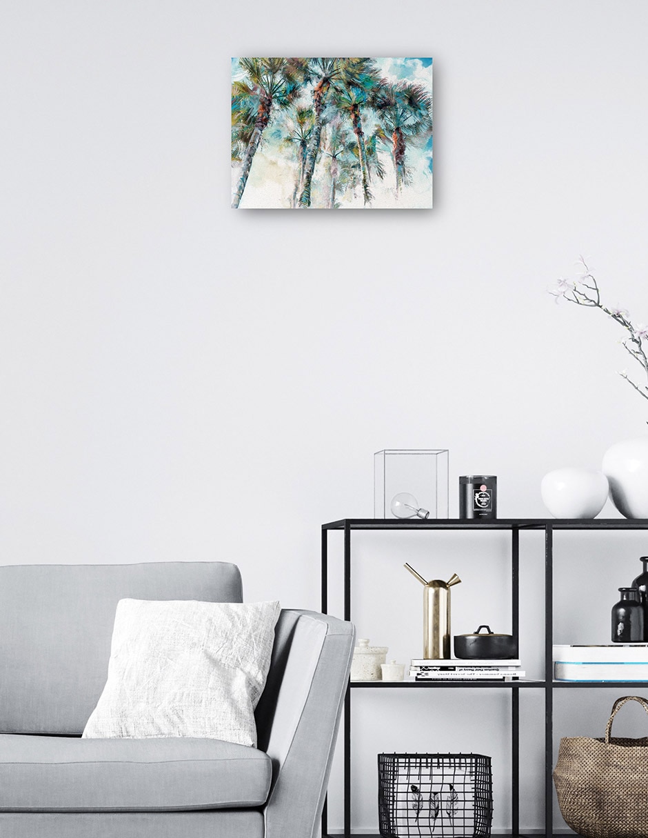 Cuadro decorativo Hora de la isla técnica mixta Trópico 5