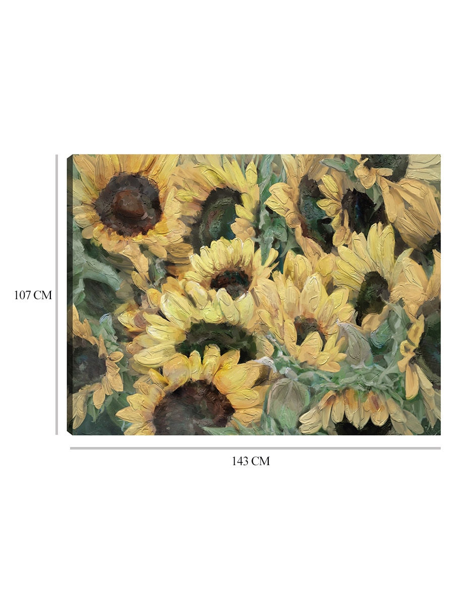Cuadro decorativo Gafas de sol técnica mixta Girasoles 9